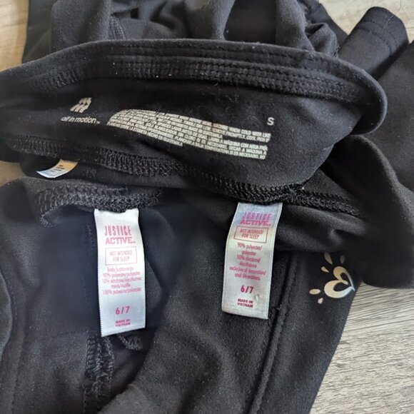 🖤 Bundle of 3 Black Dance Shorts – Justice & All In Motion – Size 6/7 🖤 - Picture 8 of 8
